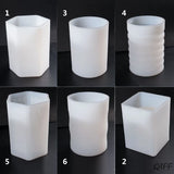 Silicone Mold DIY Pen Holder Desk Organizer Decoration Table Decor