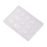 Silicone Mold Diamond Shell Epoxy Resin DIY Jewelry Making Crafts Cake Pendant