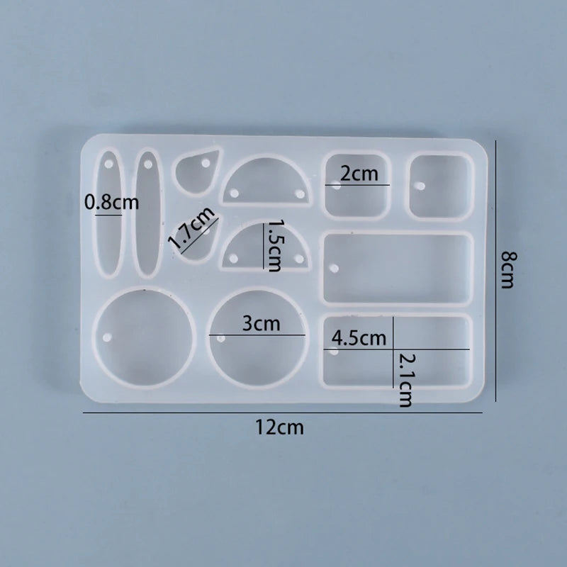 Silicone Earring Pendant Making Molds for DIY Craft