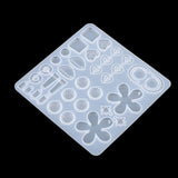 Silicone Mold Earring Pendant Resin Molds DIY UV Epoxy Dried Flower Jewelry