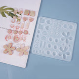 Silicone Mold Earring Pendant Resin Molds DIY UV Epoxy Dried Flower Jewelry