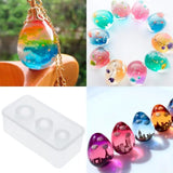 Silicone Mold Egg Molds UV Epoxy Resin Crafts DIY Jewelry Making Cake Decoration