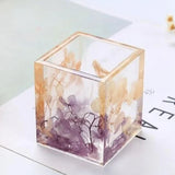 Silicone Mold Epoxy Resin DIY Pen Container Organizer Square Storage Holder