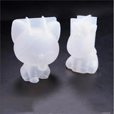 Silicone Mold For Resin Cat Crafts Decoration Silicone uv Resin DIY Clay Epoxy