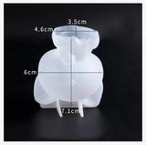 Silicone Mold For Resin Cat Crafts Decoration Silicone uv Resin DIY Clay Epoxy
