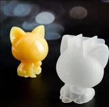 Silicone Mold For Resin Cat Crafts Decoration Silicone uv Resin DIY Clay Epoxy