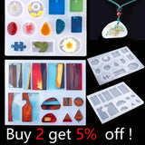Silicone Mold For Resin Jewelry Making With Storage Bag