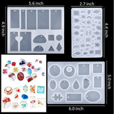 Silicone Mold For Resin DIY Clay Epoxy Casting Molds Set With Storage Bag