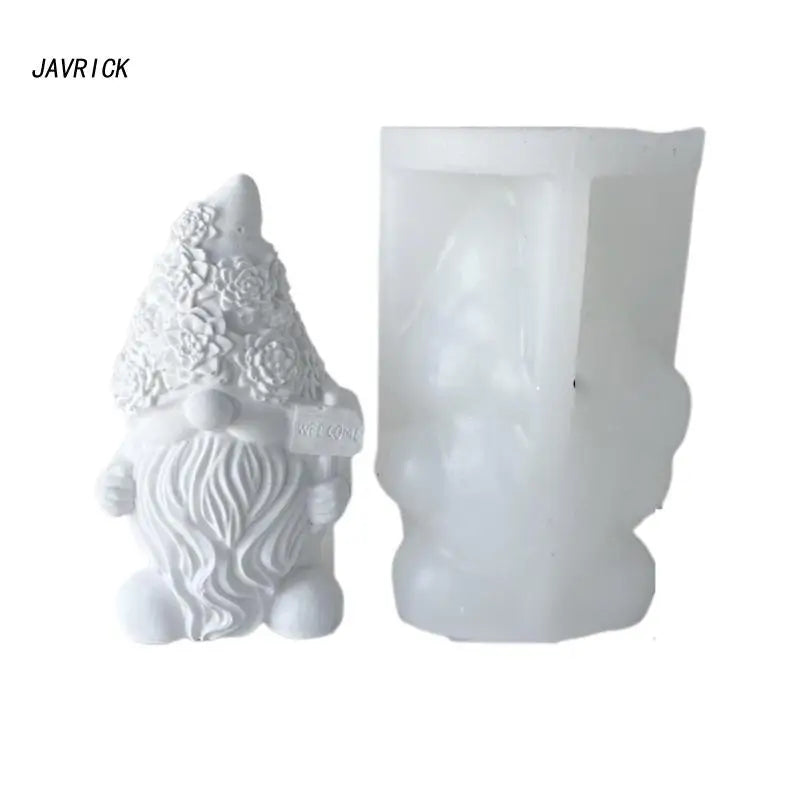 Gnome Mold 3D Epoxy Dwarf Plaster Soap Mold