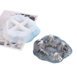 DIY Silicone Mold Ice Snow Mountain Ashtray Crystal Glue Resin Mold
