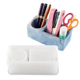 Silicone Mold Jewelry Container DIY Round Square Holder Pen Mold