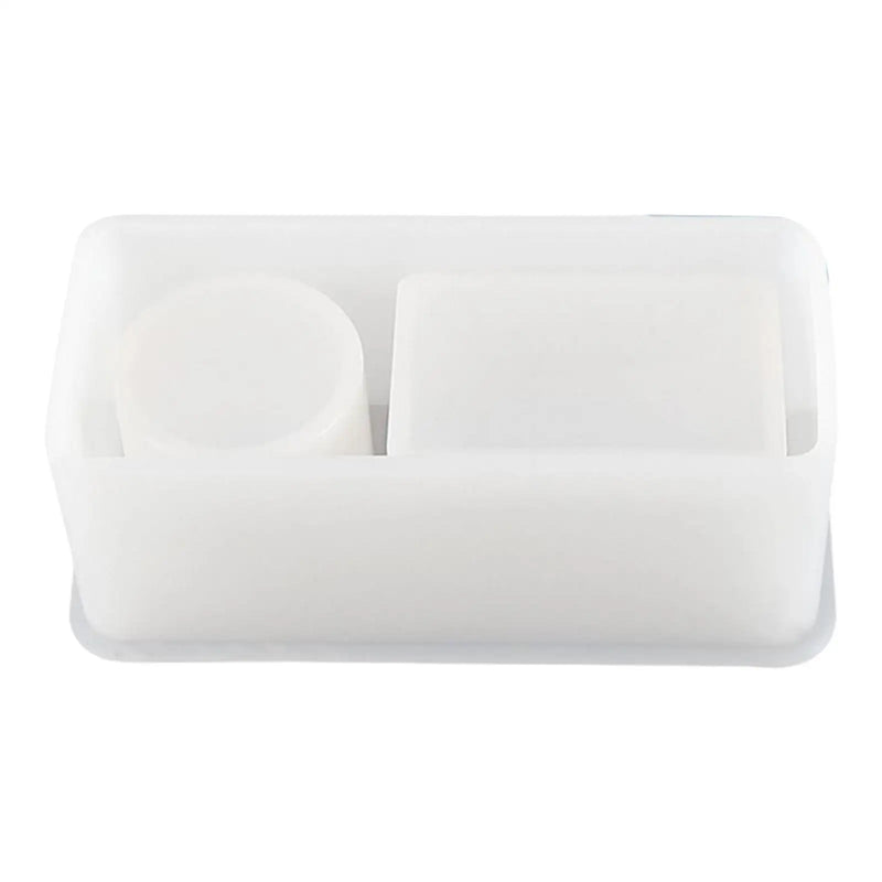 Silicone Mold Jewelry Container DIY Round Square Holder Pen Mold