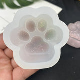 Cat Paw Keychain Silicone Mold for Valentine Love Gift