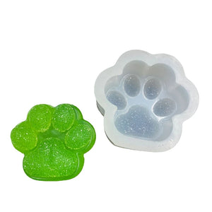 Cat Paw Keychain Silicone Mold for Valentine Love Gift
