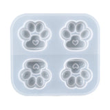 Cat Paw Keychain Silicone Mold for Epoxy Resin DIY