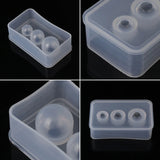 Silicone Mold Mirror Craft DIY Jewelry Making Universe Ball UV Resin Cake Decor
