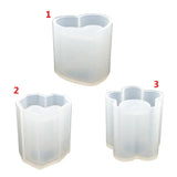 Silicone Mold Pen Holder Container Storage DIY Epoxy Resin Heart Shape Crafts