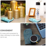 Silicone Coaster Epoxy Cup Heart Moon Mold Crystal Crafts Phase