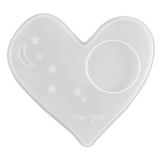 Silicone Coaster Epoxy Cup Heart Moon Mold Crystal Crafts Phase