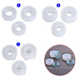 Silicone Mold Cat Ear Round DIY Craft Mirror Cake Decoration Mould Epoxy Resin