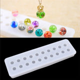 20-Cavity Silicone Pendant Mold Set for DIY Jewelry Making