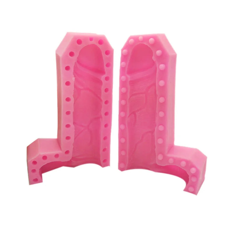 3D Adult Mold Cake Decoration Chocolate Pink