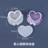 Silicone Mold Storage Box Heart Moon Sakura Crown Jewelry DIY
