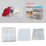 Silicone Mold Storage Box with Lid for Epoxy Resin Casting