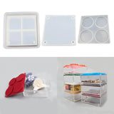 Silicone Mold Storage Box with Lid for Epoxy Resin Casting