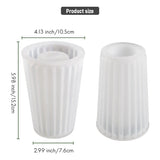 3D Vase Pen Holder Silicone Mold DIY Epoxy Resin Mould