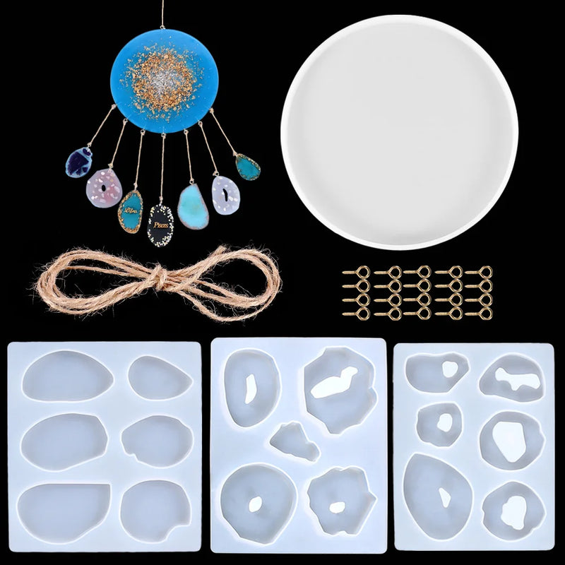 Silicone Mold Wall Hanger Pendant Craft Supplies XIN-Shipping
