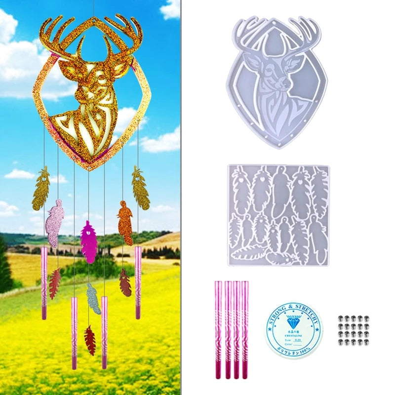 Silicone Wall-mounted Keychain Mold DIY Craft D0LC