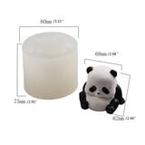 Panda Shape Candle Mold for Wedding Candle Ornaments