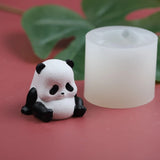 Panda Shape Candle Mold for Wedding Candle Ornaments