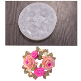 Flower Shape Cupcake Topper Resin Casting Mold Mini DIY Tool