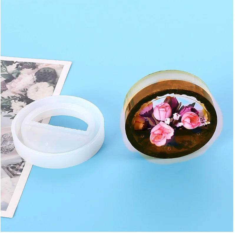 Silicone Mold for Wall Flowerpot UV Epoxy Resin Mold DIY Handcraft