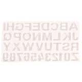 Silicone Resin Alphabet Moulds for Keychain Pendants