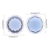 Silicone Flowerpot Form Mold Epoxy Resin Candle Mold