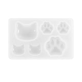 Silicone Moon Star Shape Resin Molds Cat Paw Epoxy Mold Jewelry