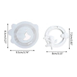 Silicone Molds Resin Aromatherapy Tablets Mold Round Pendant Rabbit Epoxy Mold