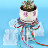 Silicone Molds Succulents Flower Pot Rack DIY Planter Container Support