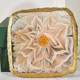 Square Geode Coaster Silicone Molds Set with Stand
