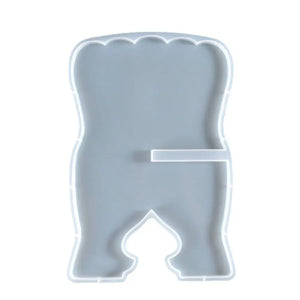 Silicone Mould DIY Crystal Epoxy Casting Book Shelf Stand