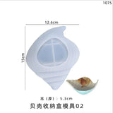 Silicone Mould Dried Flower Resin Decorative DIY Conch storage tray