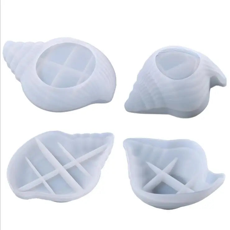 Silicone Mould Dried Flower Resin Decorative DIY Conch storage tray