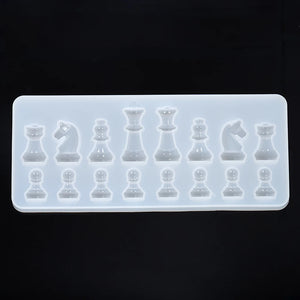 Chess Shape 3D UV Epoxy Resin Mold For DIY Jewelry Making Tools