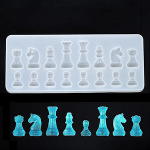 Chess Shape 3D UV Epoxy Resin Mold For DIY Jewelry Making Tools
