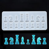 Chess Shape 3D UV Epoxy Resin Mold For DIY Jewelry Making Tools
