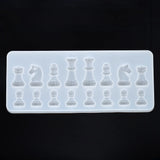 Chess Shape 3D UV Epoxy Resin Mold For DIY Jewelry Making Tools
