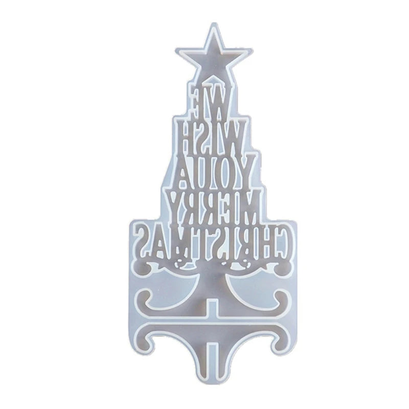 Xmas Tree Crystal Epoxy Casting Mold - Home Decor